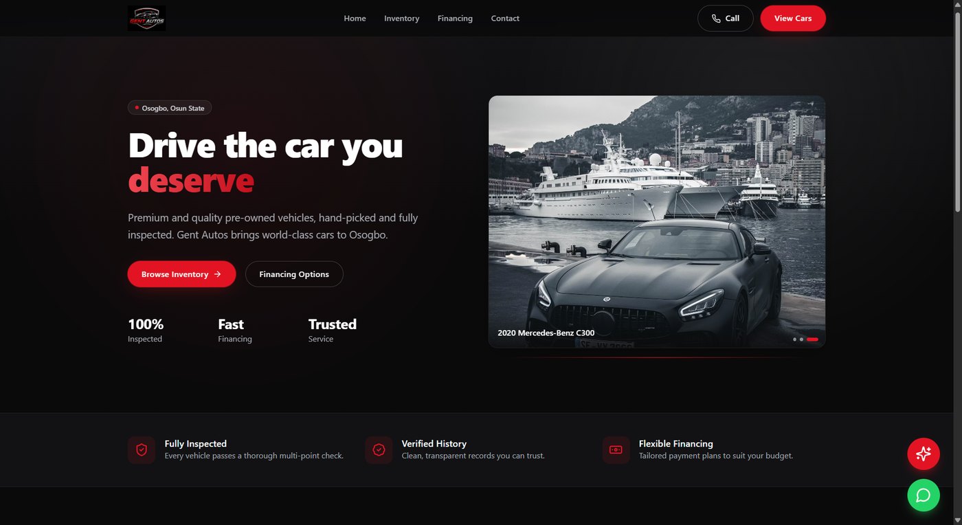 Gent Autos — homepage: Drive the car you deserve